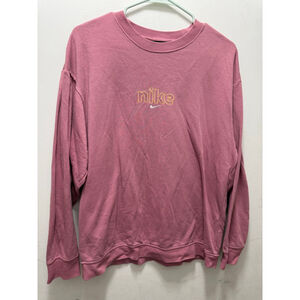 Women's Nike Pink & Orange Crewneck Sweatshirt M